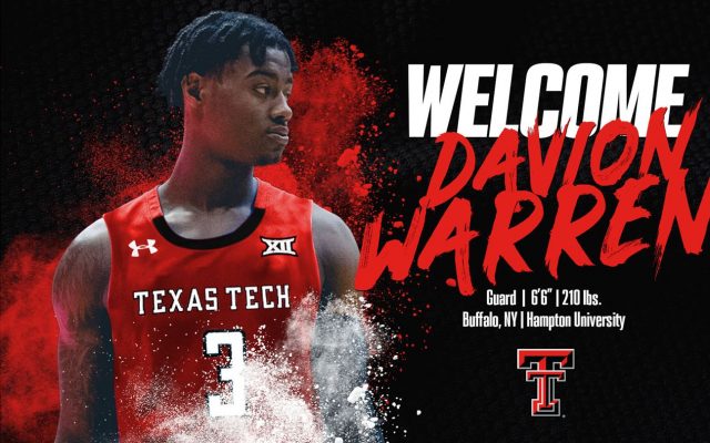 Davion Warren Signs to Play at Texas Tech