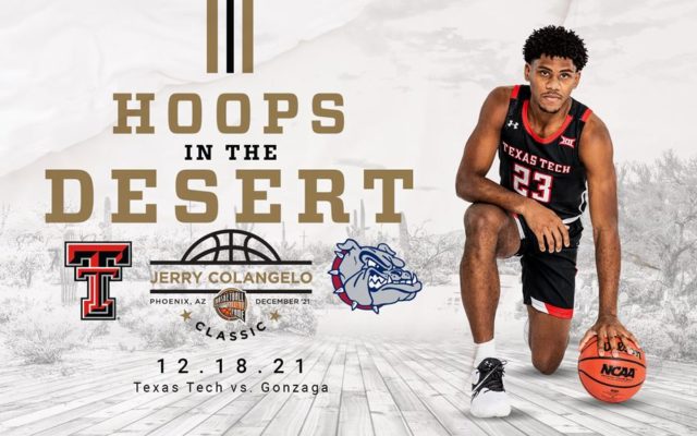 Texas Tech, Gonzaga to Play in Jerry Colangelo Classic