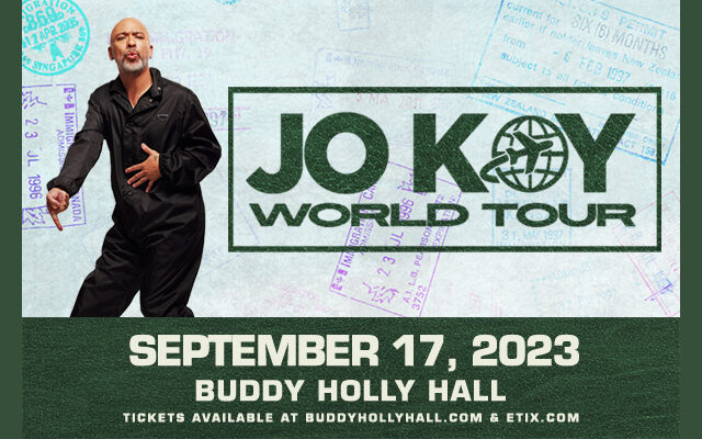 Comedian Jo Koy Visits the Buddy Holly Hall on September 17th