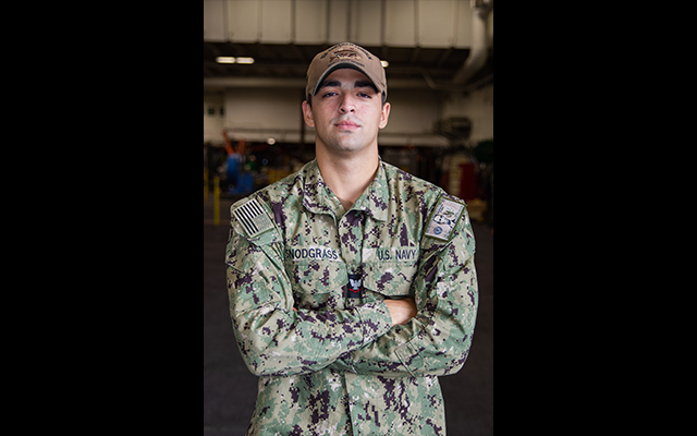 Lubbock native serves aboard U.S. Navy floating airport