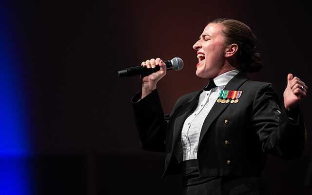 Lubbock Native Performs with U.S. Navy Band at Concert in Norway