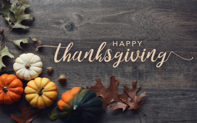 City Offices Will be Closed for Thanksgiving Holiday